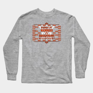 Basketball School of Madness Bracketology Department Long Sleeve T-Shirt